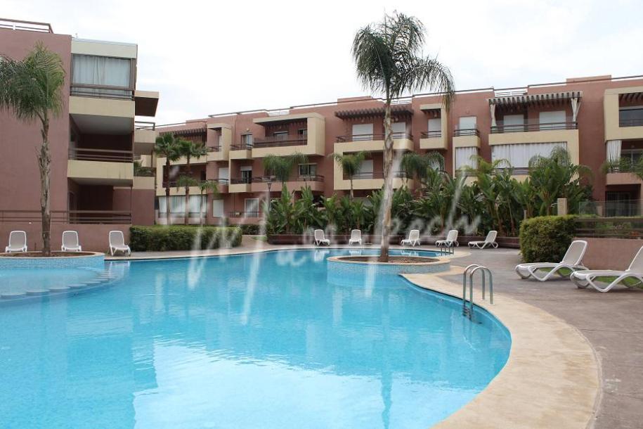 Appartement de 107m² à louer dans une résidence avec piscine sur l'agdal-0