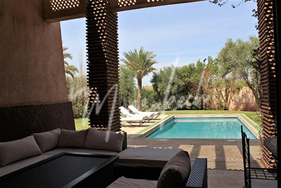 Villa meublée  plain pied sur la route de fes