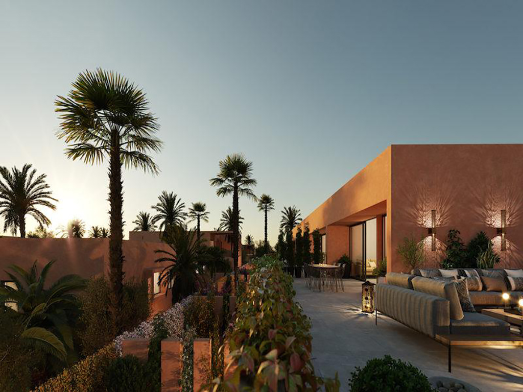 Villas contemporaines neuves axe Ourika